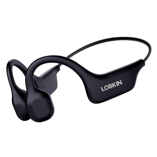 LOBKIN Knochenschall Kopfhörer, Open Ear Kopfhörer Kabellos Bluetooth Knochenschall, Bone Conduction Headphones für Fitness, Fahren, Laufen