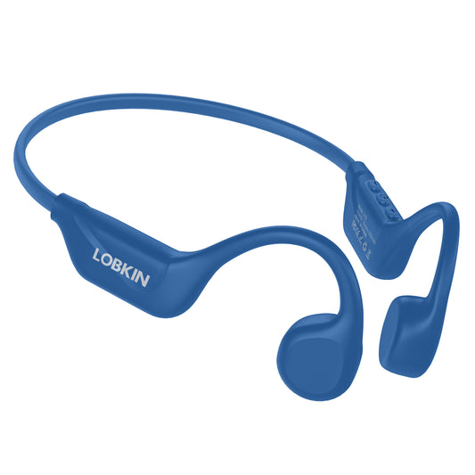 LOBKIN Bone Conduction Headphones Bluetooth 5.4, Open Ear Headphones Wireless with Mic, IPX5 Waterproof Sports Earphone for Running, Gym Workout, Ski, Cycling