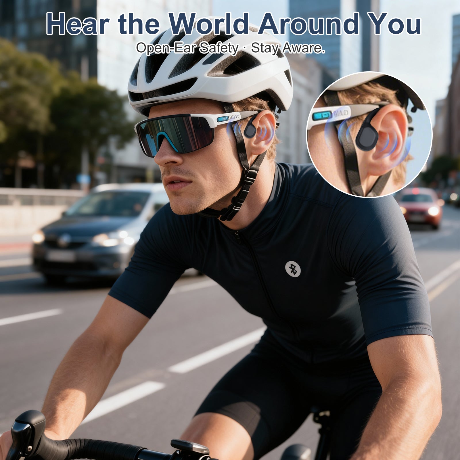 LOBKIN X29-Bone Conduction Headphones - Bluetooth 6.0 IPX6 Magnetic Charging