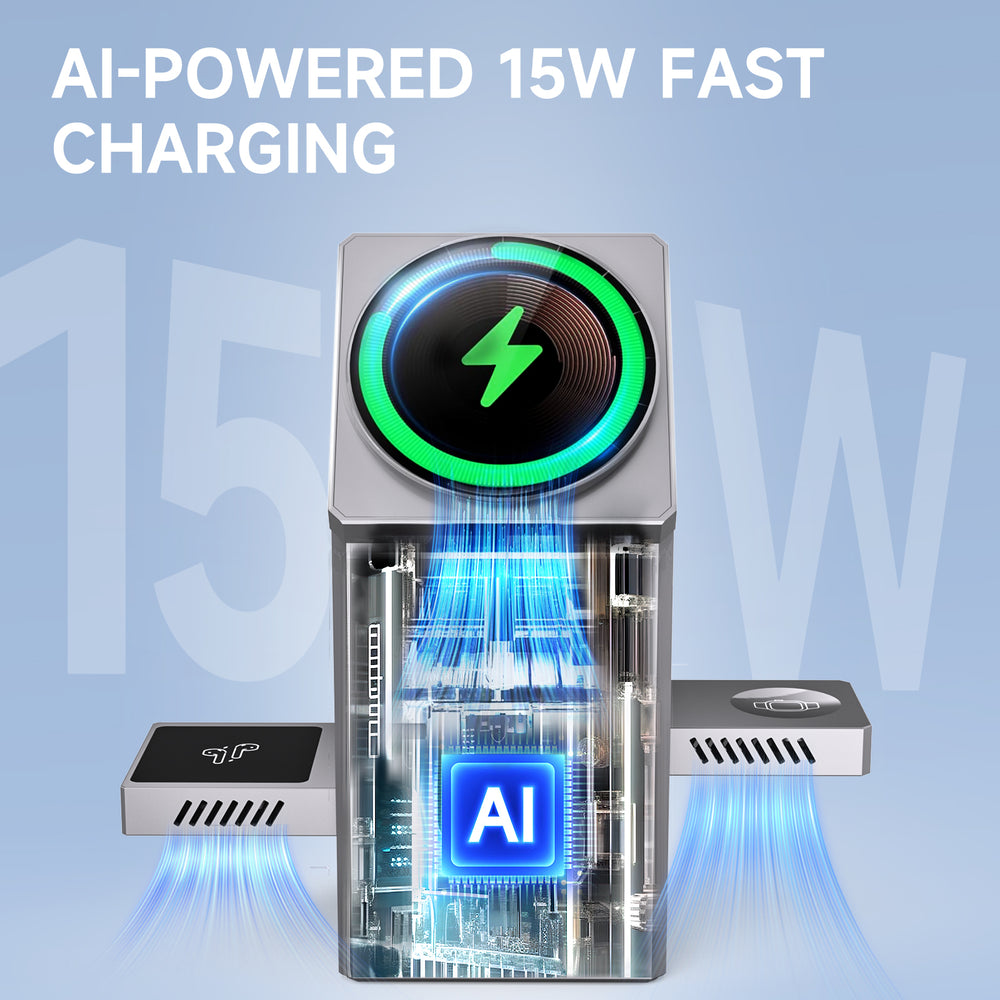 AFC-80 Charging Station Side View with Rotating Base