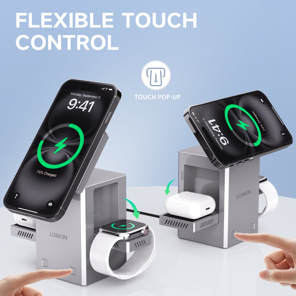 LOBKIN AFC-80 Charging iPhone AirPods Apple Watch Simultaneously