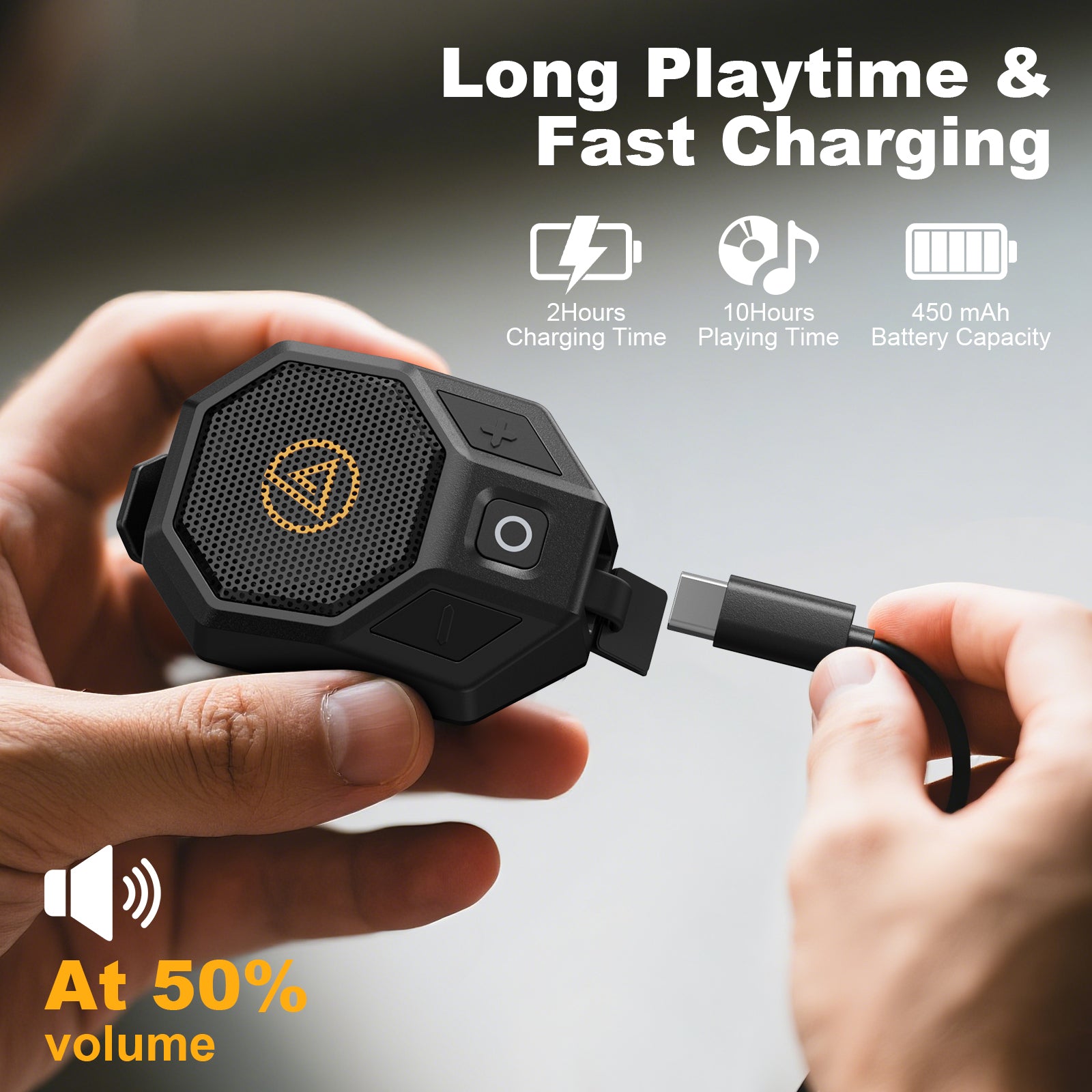 LOBKIN ES09 Bluetooth 5.4 Speaker with Built-in Microphone