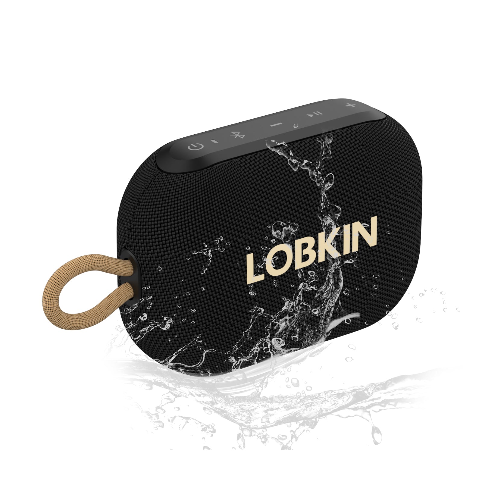 LOBKIN ES10 Portable Bluetooth Speaker Black IP67 Waterproof 10W