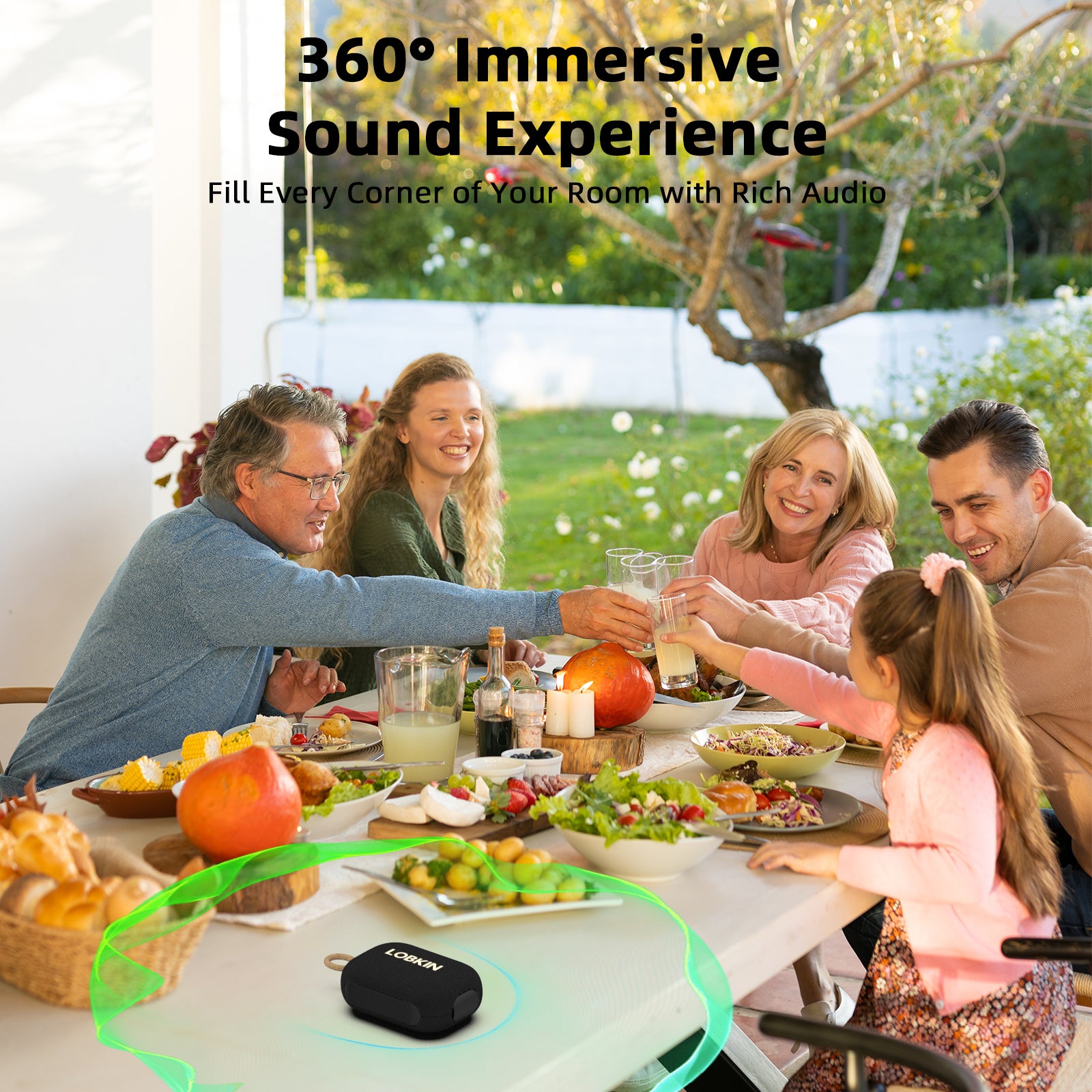 LOBKIN ES10 Black Speaker Package with Accessories