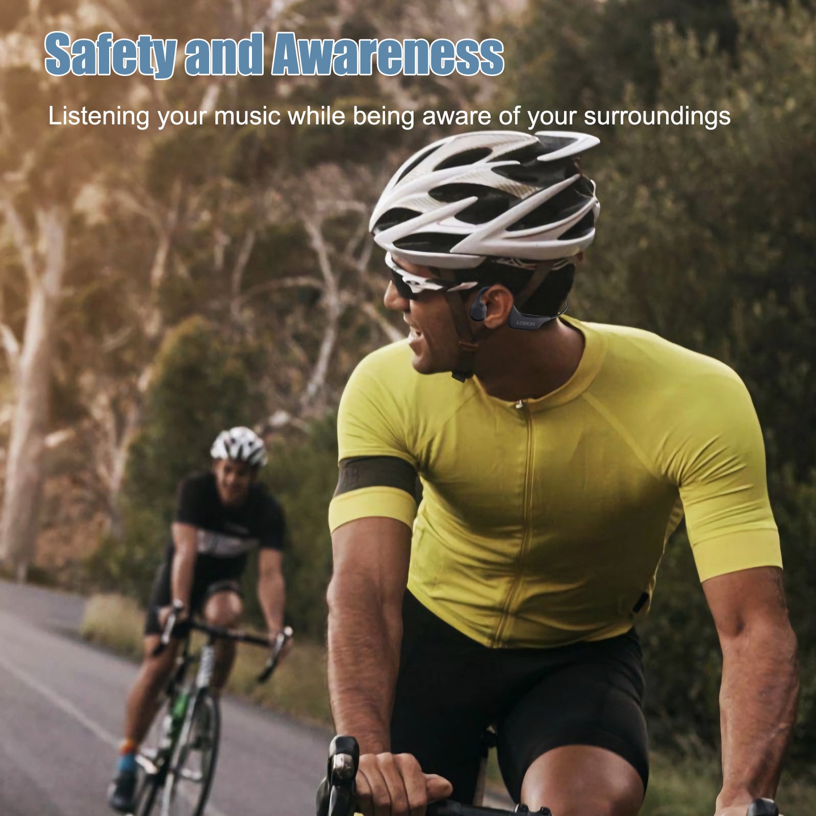 LOBKIN X10 Bone Conduction Headphones - Bluetooth 5.3 Waterproof