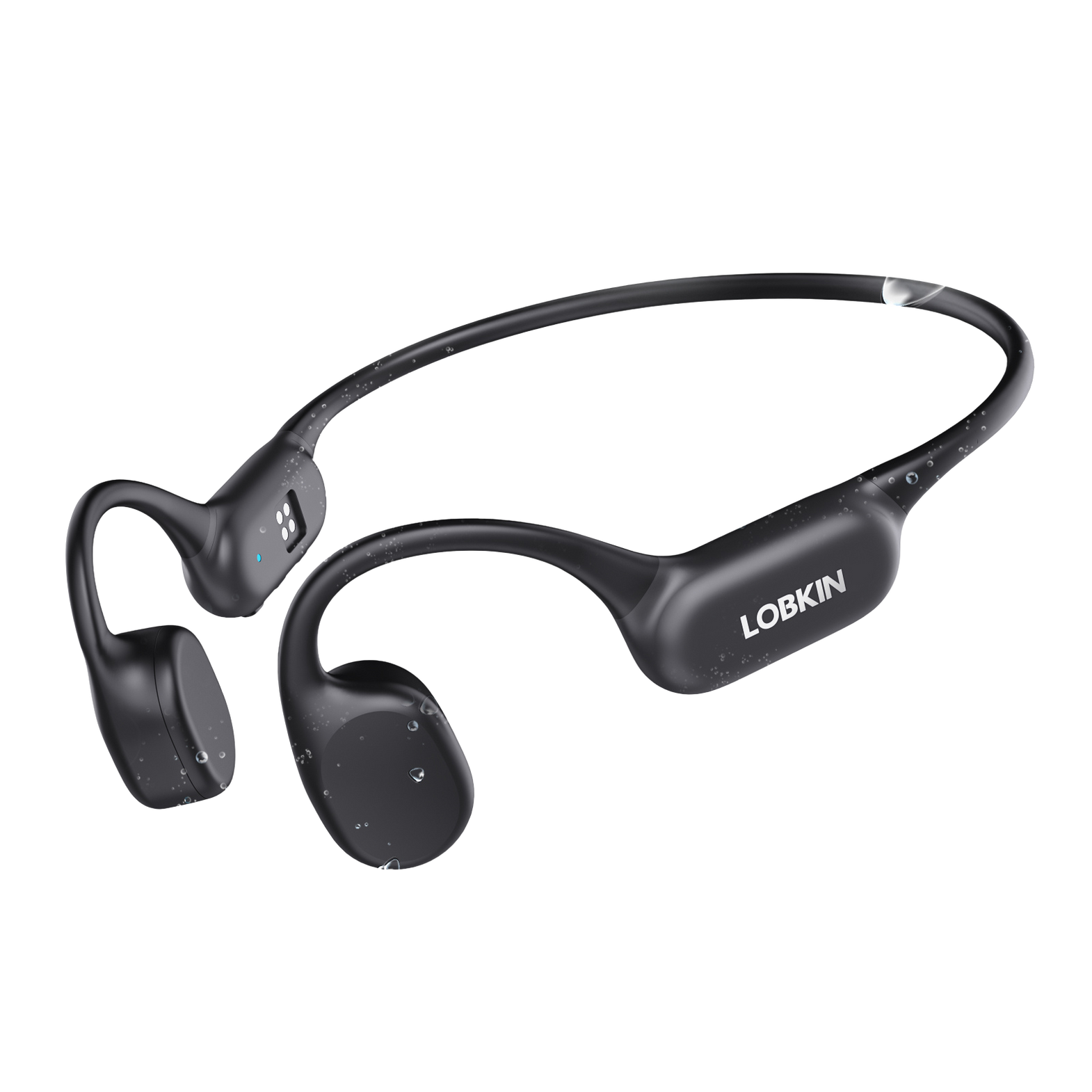 Produktbild von LOBKIN Knochenschall-Kopfhörer Bluetooth 6.0 – IPX6 Wasserdicht, Open-Ear-Design, Dual-Geräte-Kopplung, Mit Mikrofon, Ideal Zum Radeln & Laufen