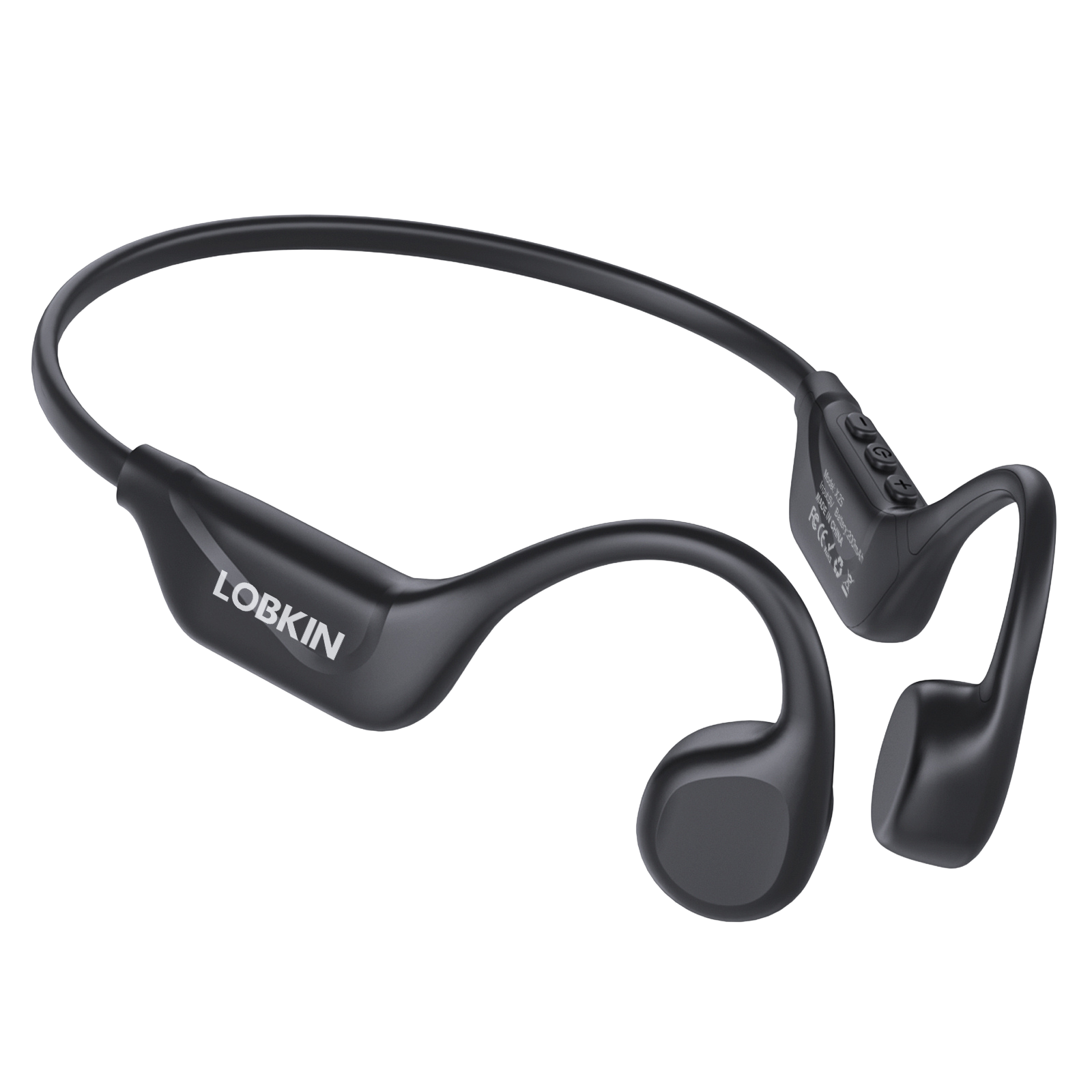 LOBKIN X25 Bone Conduction Headphones - Bluetooth 5.4 Waterproof
